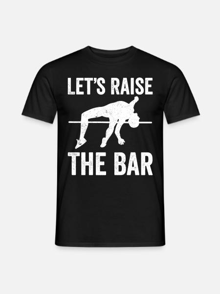 Funny Pole Vault Pole Vault - Men's T-Shirt - black