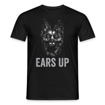Chien policier policier - T-shirt homme - noir - Devant - AI Model Male 178 light (178cm)