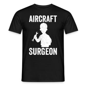 Chirurgien des fusées Ingénieur de fusée Cool Aerospace - T-shirt homme - noir - Devant - AI Model Male 178 light (178cm)
