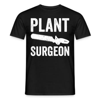 Plant Surgeon Gartenarbeit Gärtner Pflanzen - Männer T-Shirt - Schwarz - Vorne - AI Model Male 178 light (178cm)