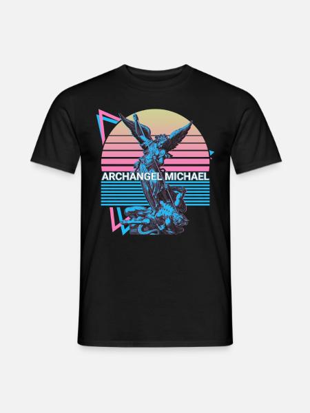 Erzengel Michael - Männer T-Shirt - Schwarz