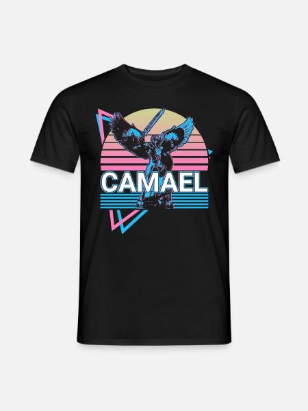 Camael Erzengel Khamuel Retro - Männer T-Shirt - Schwarz
