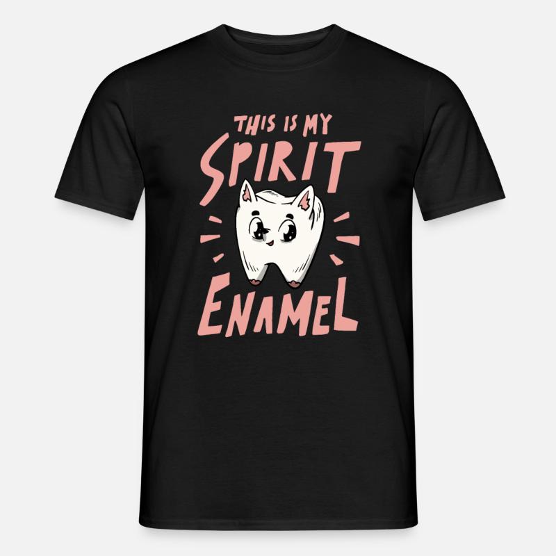 Tooth enamel dental technician - Men's T-shirt - black
