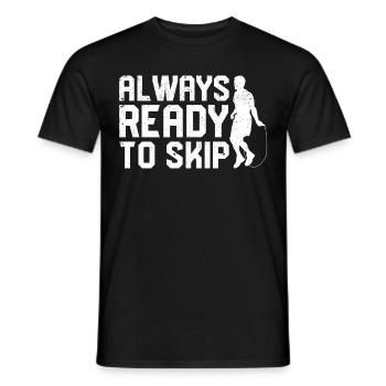 Funny Jump Rope Jump Rope Jump Rope sprin - Men's T-Shirt - black - Front - AI Model Male 178 light (178cm)