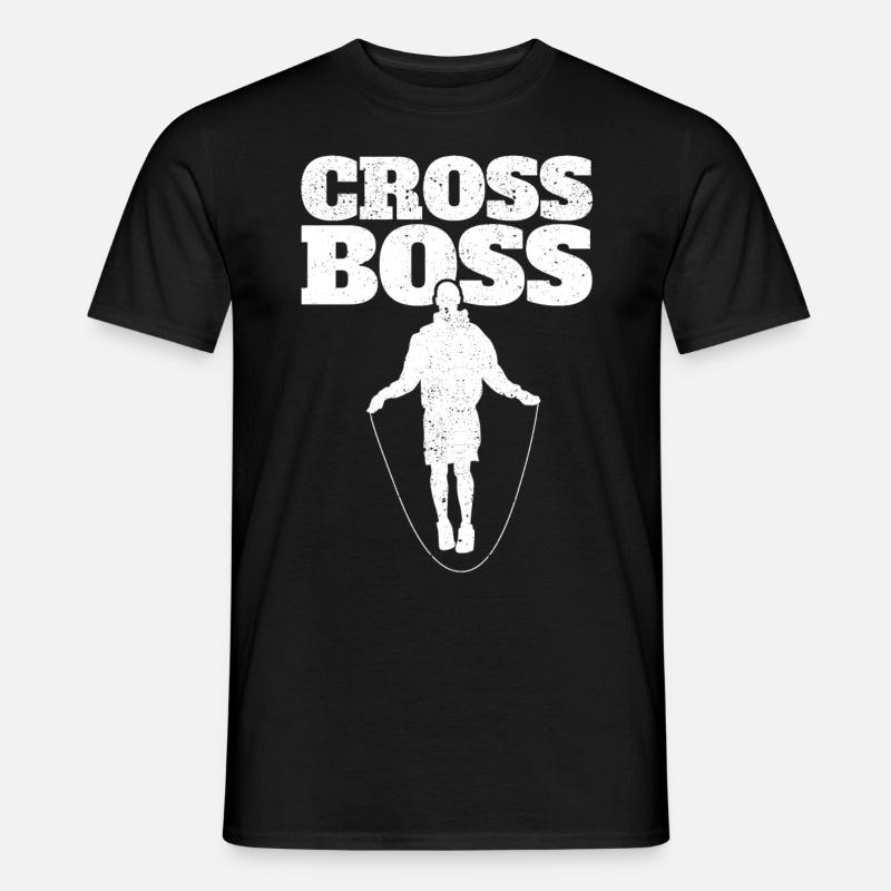 Lustiges Springseil Springseil springen Springseil - Männer T-Shirt - Schwarz