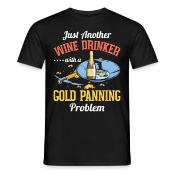 Drôles de panneurs d’or chercheurs d’or chercheurs d’or excavatrices - T-shirt homme - noir - Devant - AI Model Male 178 light (178cm)