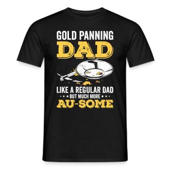 Drôles de panneurs d’or chercheurs d’or chercheurs d’or excavatrices - T-shirt homme - noir - Devant - AI Model Male 178 light (178cm)