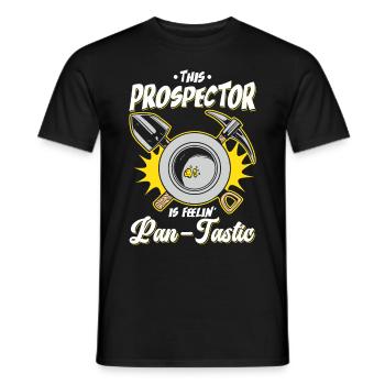 Drôles de panneurs d’or chercheurs d’or chercheurs d’or excavatrices - T-shirt homme - noir - Devant - AI Model Male 178 light (178cm)