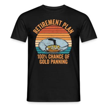 Drôles de panneurs d’or chercheurs d’or chercheurs d’or excavatrices - T-shirt homme - noir - Devant - AI Model Male 178 light (178cm)