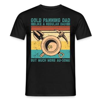 Drôles de panneurs d’or chercheurs d’or chercheurs d’or excavatrices - T-shirt homme - noir - Devant - AI Model Male 178 light (178cm)