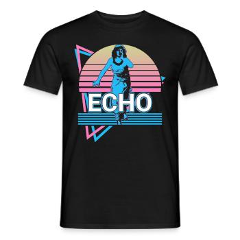 Echo Goddess Ancient Greek Greek Mythology - Men's T-Shirt - black - Front - AI Model Male 178 light (178cm)