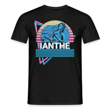 Ianthe Déesse Mythologie grecque antique - T-shirt homme - noir - Devant - AI Model Male 178 light (178cm)