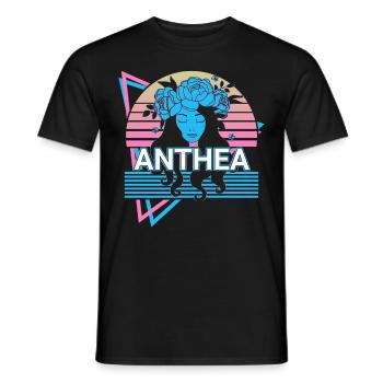 Anthea Göttin Antike Griechisch Griechische Mythol - Männer T-Shirt - Schwarz - Vorne - AI Model Male 178 light (178cm)