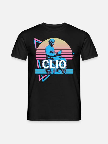 Clio Göttin Antike Griechisch Griechische Mytholog - Männer T-Shirt - Schwarz