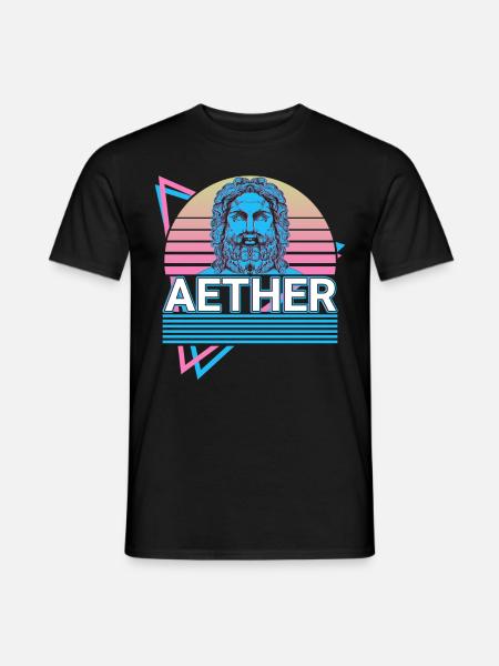Aether Greek God Ancient Greek mytholo - Men's T-Shirt - black