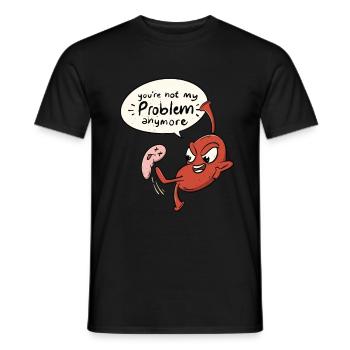 Manchon Bastrique Plus mon problème pour Gastric - T-shirt homme - noir - Devant - AI Model Male 178 light (178cm)