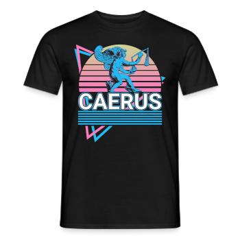 Caerus Dieu grec Mythe grec antique - T-shirt homme - noir - Devant - AI Model Male 178 light (178cm)