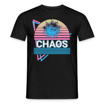 Chaos Greek God Ancient Greek mythology - Men's T-Shirt - black - Front - AI Model Male 178 light (178cm)