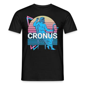 Kronus Dieu grec Mythe grec antique - T-shirt homme - noir - Devant - AI Model Male 178 light (178cm)