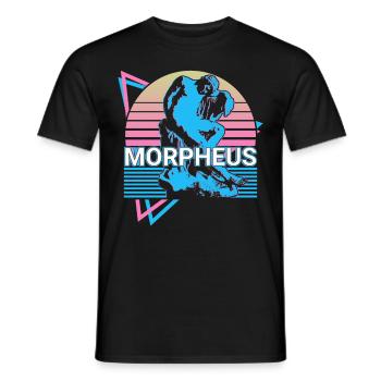 Morpheus Greek god Ancient Greek myth - Men's T-Shirt - black - Front - AI Model Male 178 light (178cm)