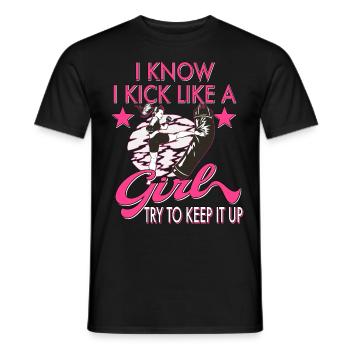 Karaté Taekwondo Arts Martiaux Karaté Mma Kick Box - T-shirt homme - noir - Devant - AI Model Male 178 light (178cm)
