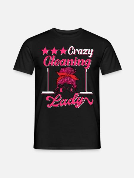 Housekeeper Maid Cleaner - Men's T-Shirt - black