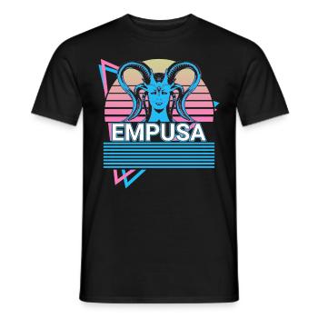Empusa Mythical Creatures Ancient Greek Mythology Re - Men's T-Shirt - black - Front - AI Model Male 178 light (178cm)