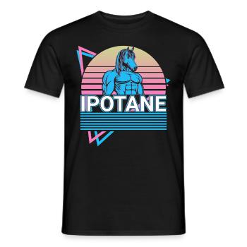 Ipotane Centaure créatures mythiques mythologie grecque - T-shirt homme - noir - Devant - AI Model Male 178 light (178cm)