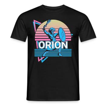 Chasseur de géants d’Orion Mythologie grecque antique Re - T-shirt homme - noir - Devant - AI Model Male 178 light (178cm)
