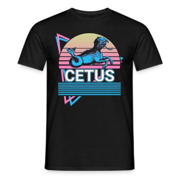 Cetus Sea Monster Mythical Creature Greek M - T-shirt homme - noir - Devant - AI Model Male 178 light (178cm)