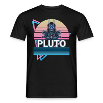 Pluto god of the underworld Ancient Roman mythology - Men's T-Shirt - black - Front - AI Model Male 178 light (178cm)