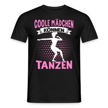 Echte Frauen Können Tanzen. Dance Tanz Sprüche - Männer T-Shirt - Schwarz - Vorne - AI Model Male 178 light (178cm)