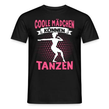 Echte Frauen Können Tanzen. Dance Tanz Sprüche - Männer T-Shirt - Schwarz - Vorne - AI Model Male 178 light (178cm)