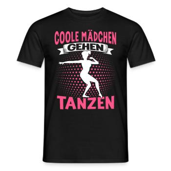 Echte Frauen Können Tanzen. Dance Tanz Sprüche - Männer T-Shirt - Schwarz - Vorne - AI Model Male 178 light (178cm)