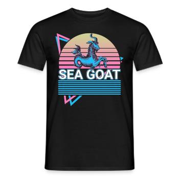 Chèvre de mer Créature mythique Mythologie juive - T-shirt homme - noir - Devant - AI Model Male 178 light (178cm)