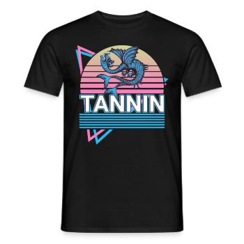 Tanin Tunnanu Créatures mythiques Mythologie juive Retr - T-shirt homme - noir - Devant - AI Model Male 178 light (178cm)