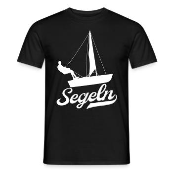 Segler Segelboot Meer Segeln - Männer T-Shirt - Schwarz - Vorne - AI Model Male 178 light (178cm)
