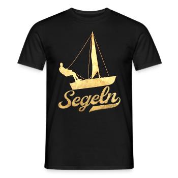 Segler Segelboot Meer Segeln - Männer T-Shirt - Schwarz - Vorne - AI Model Male 178 light (178cm)