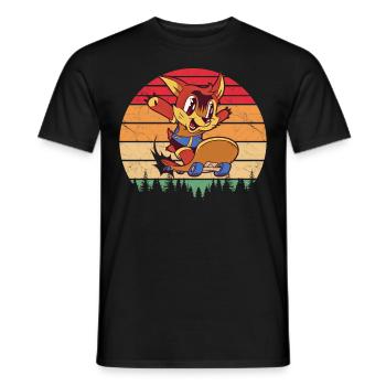 Skaters Skate Skateboarding Skateboard - Männer T-Shirt - Schwarz - Vorne - AI Model Male 178 light (178cm)