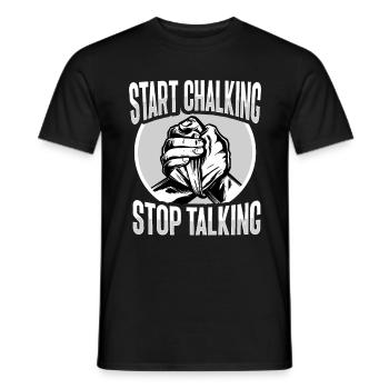 Wrist Turning Hand Wrestling Design - Männer T-Shirt - Schwarz - Vorne - AI Model Male 178 light (178cm)