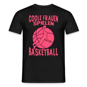 Basketball Training Trikot Coole Frauen Spielen - Männer T-Shirt - Schwarz - Vorne - AI Model Male 178 light (178cm)