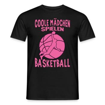 Basketball Training Trikot Coole Frauen Spielen - Männer T-Shirt - Schwarz - Vorne - AI Model Male 178 light (178cm)