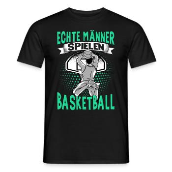 Basketball Training Trikot Coole Jungs Spielen - Männer T-Shirt - Schwarz - Vorne - AI Model Male 178 light (178cm)
