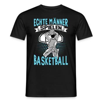 Basketball Training Trikot Coole Jungs Spielen - Männer T-Shirt - Schwarz - Vorne - AI Model Male 178 light (178cm)