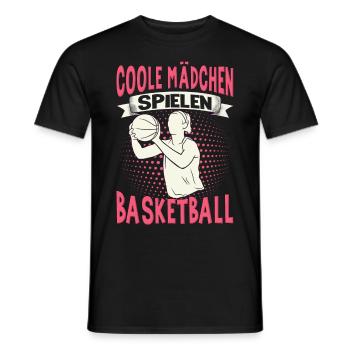 Basketball Training Trikot Coole Frauen Spielen - Männer T-Shirt - Schwarz - Vorne - AI Model Male 178 light (178cm)