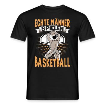 Basketball Training Trikot Coole Jungs Spielen - Männer T-Shirt - Schwarz - Vorne - AI Model Male 178 light (178cm)