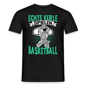 Basketball Training Trikot Coole Jungs Spielen - Männer T-Shirt - Schwarz - Vorne - AI Model Male 178 light (178cm)