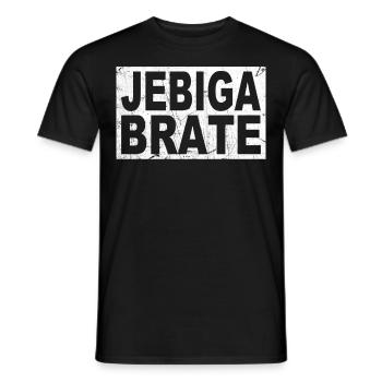 Balkan SFRJ kroatisch bosnisch serbisch Jebiga - Männer T-Shirt - Schwarz - Vorne - AI Model Male 178 light (178cm)