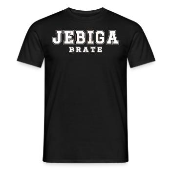 Balkan Jebiga Brate - Männer T-Shirt - Schwarz - Vorne - AI Model Male 178 light (178cm)