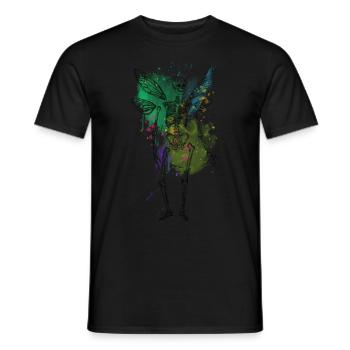 Art Academia Aesthetic Skeleton Fairycore - Men's T-Shirt - black - Front - AI Model Male 178 light (178cm)